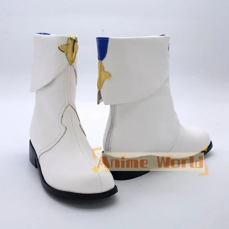 Honkai: Star Rail Yanqing Cosplay Shoes PU Leather Shoes Halloween Carnival Boots Custom Made