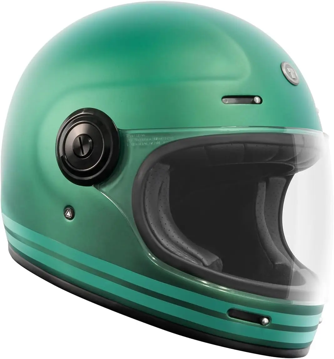 

T1/Newport Fiberglass Full Face Moycle Helmet DOT & ECE Approved