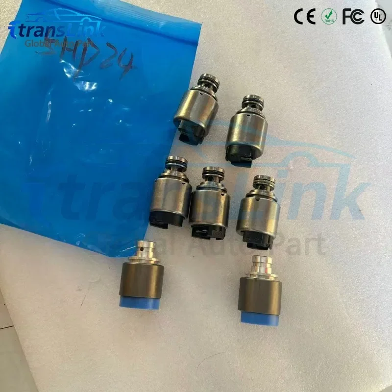 5HP24 5HP24A 8PCS Transmission Solenoids Kit Suit For BMW 740i 525i X5 4.4i Jaguar XJ8 XK8 4.0L
