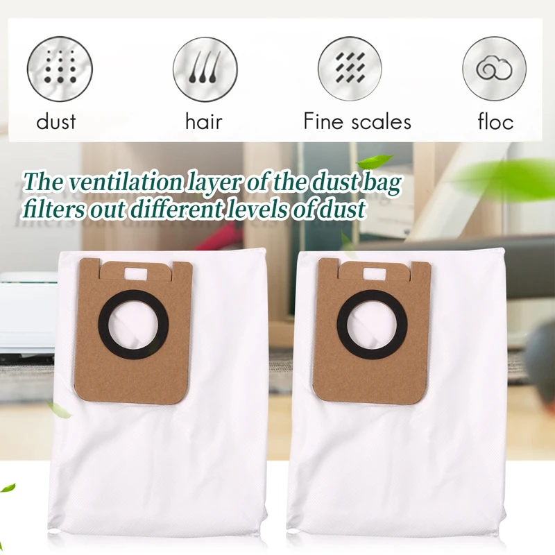 ABLU-ダストバッグ Xiaomi Dreame ボット D10 プラス RLS3D 掃除機スペアパーツアクセサリー