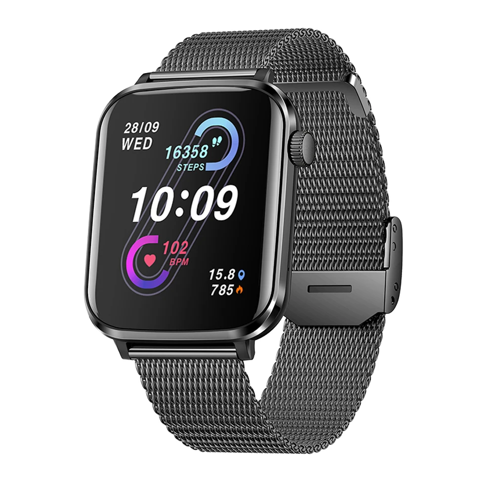 

2026 New 1.85" AMOLED Screen Bluetooth Call Smart Watch Blood Pressure Heart Rate Monitoring Health Smartwatch 100+ Sport Modes