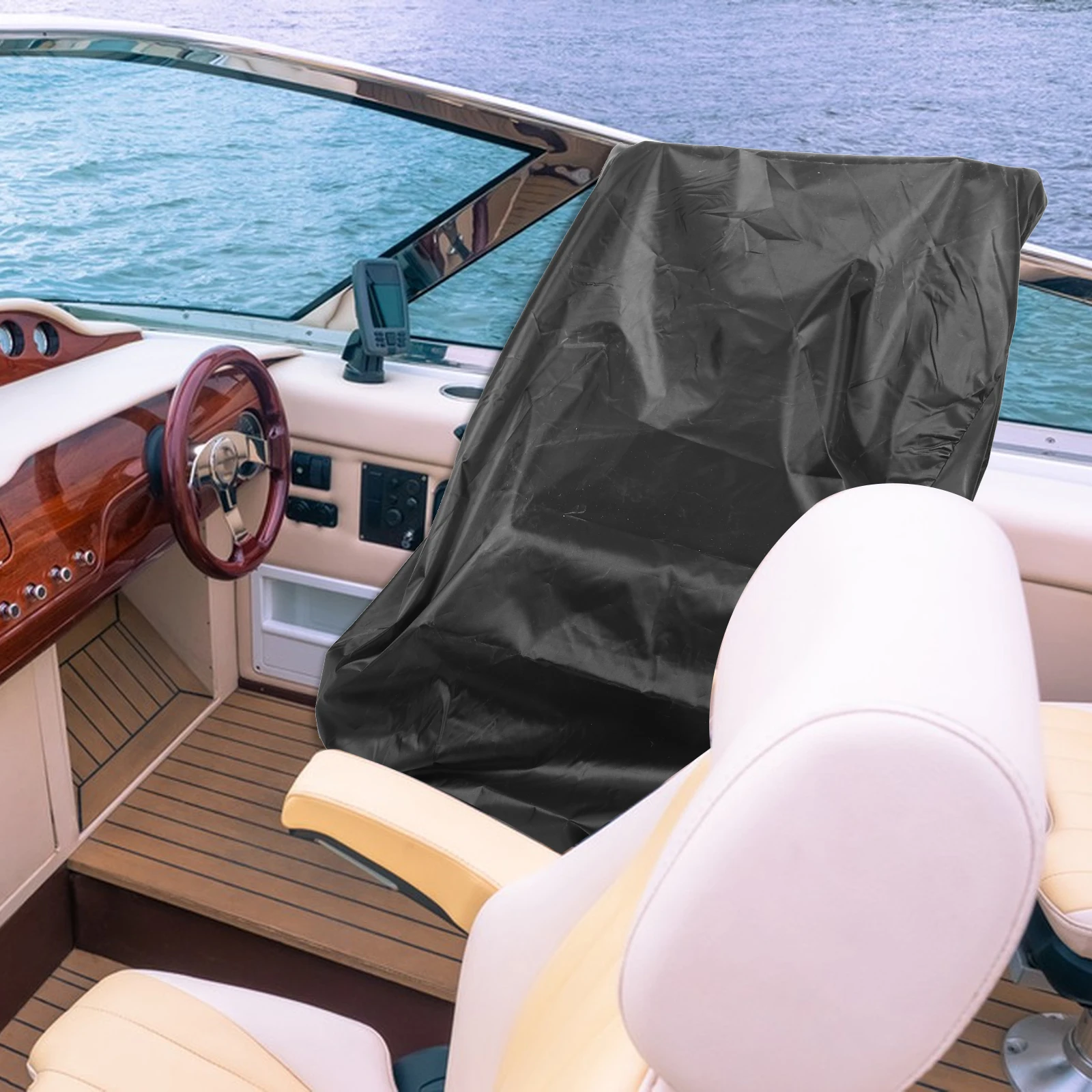 

Waterproof Seat Cover for Boat Folding Seats Marine Accessories Sunlight Rain Dust Protection Durable Polyester Fishing Chair