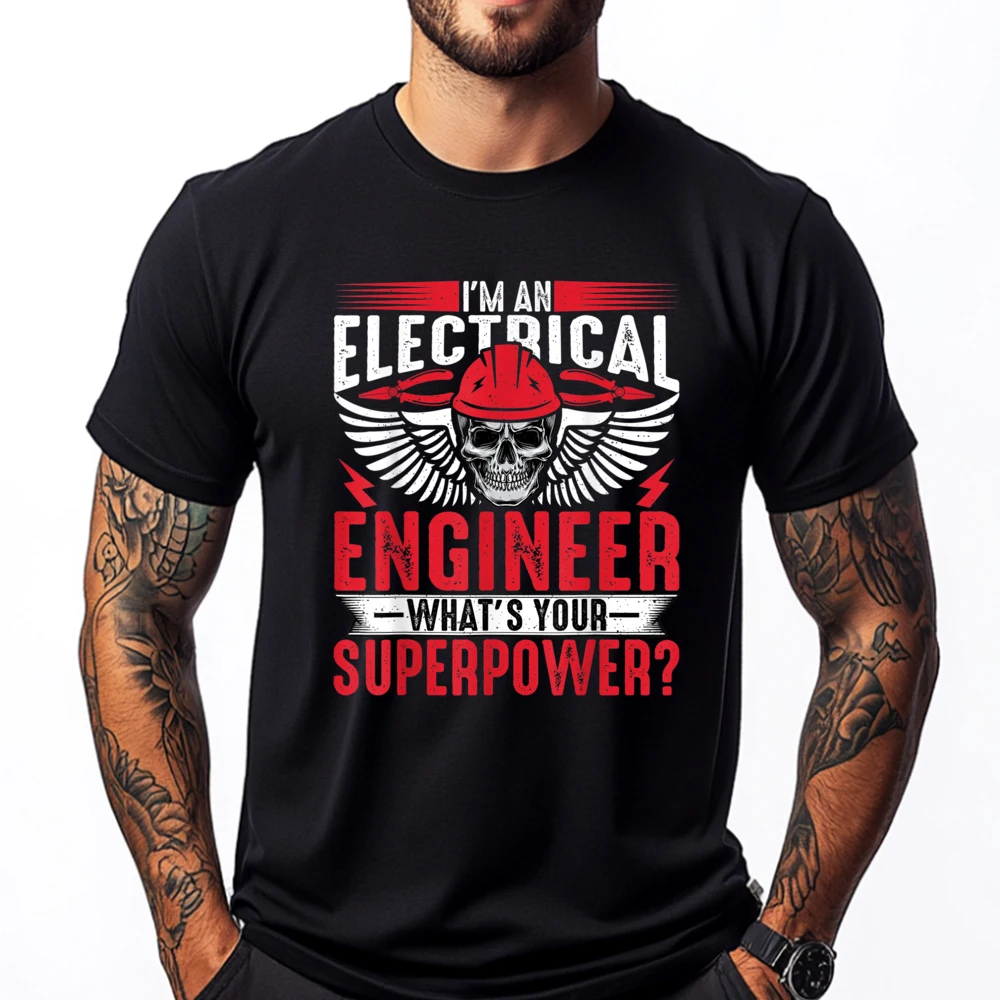 

I Im Electrical Engineer What Is Your Superpower Electrician 3XL Men Clothing Funny Gifts Illustration