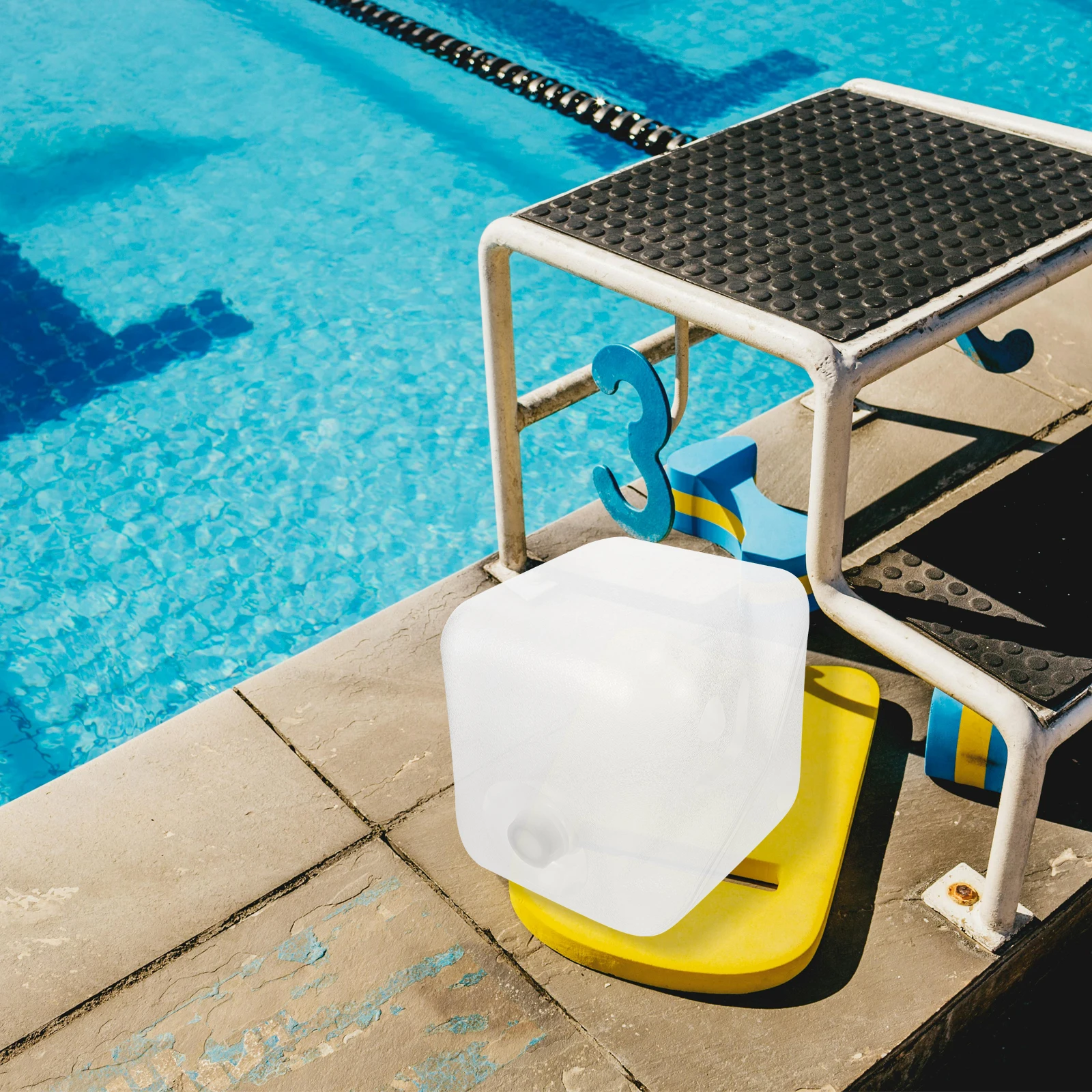 

2Pcs Pool Ladder Weight Heavy Duty Foldable Plastic Weights for Swimming Pools S Filling Sturdy Lightweight Non Slip