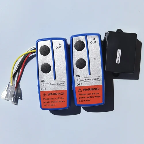 Imagen 1 del producto Kit de interruptor de Control remoto inalámbrico de cabrestante Universal con receptor 12V 24V para camión Jeep ATV SUV