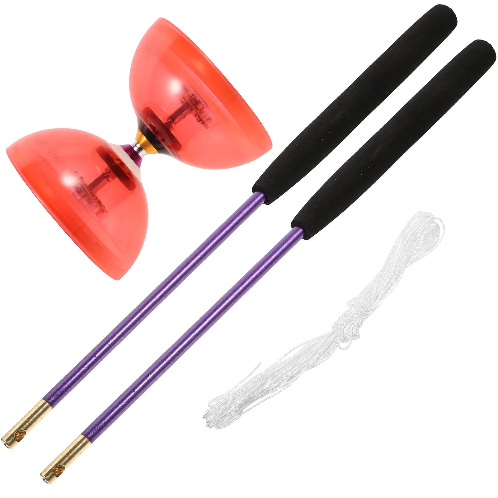 Crystal Bearing Diabolo Toy Juggling Chinese Yo for Kids Trick Yoyo Toys Beginner