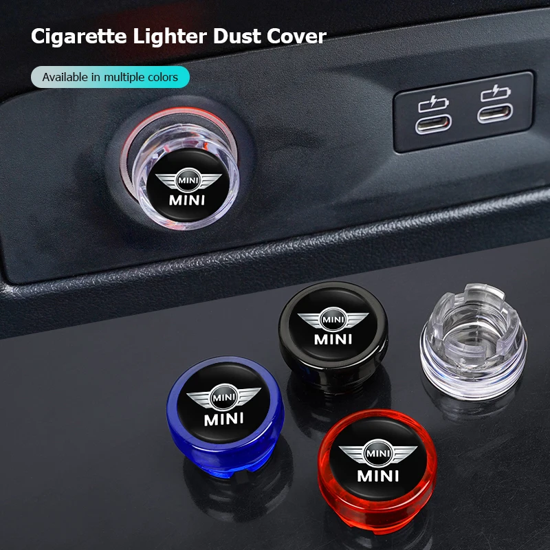 

Крышка для прикуривателя автомобиля с логотипом, пылезащитная декоративная заглушка для MINI One Cooper JCW Countryman Clubman Cabrio Paceman Coupe R