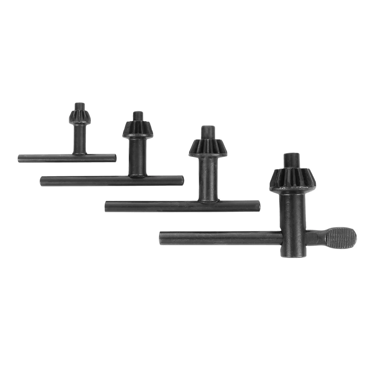 

4Pcs Drill Chuck Wrench Hand Drill Key Three-Jaw Sizes 20mm 10mm 13mm 16mm Durable Clamping Tool for Electric Drills