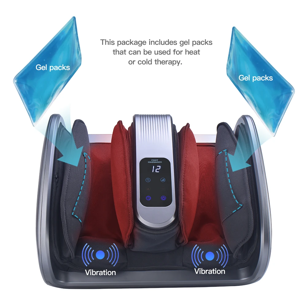 

Smart Library Portable Foot Massager Machine Shiatsu Vibration Electric Heated Foot Massager