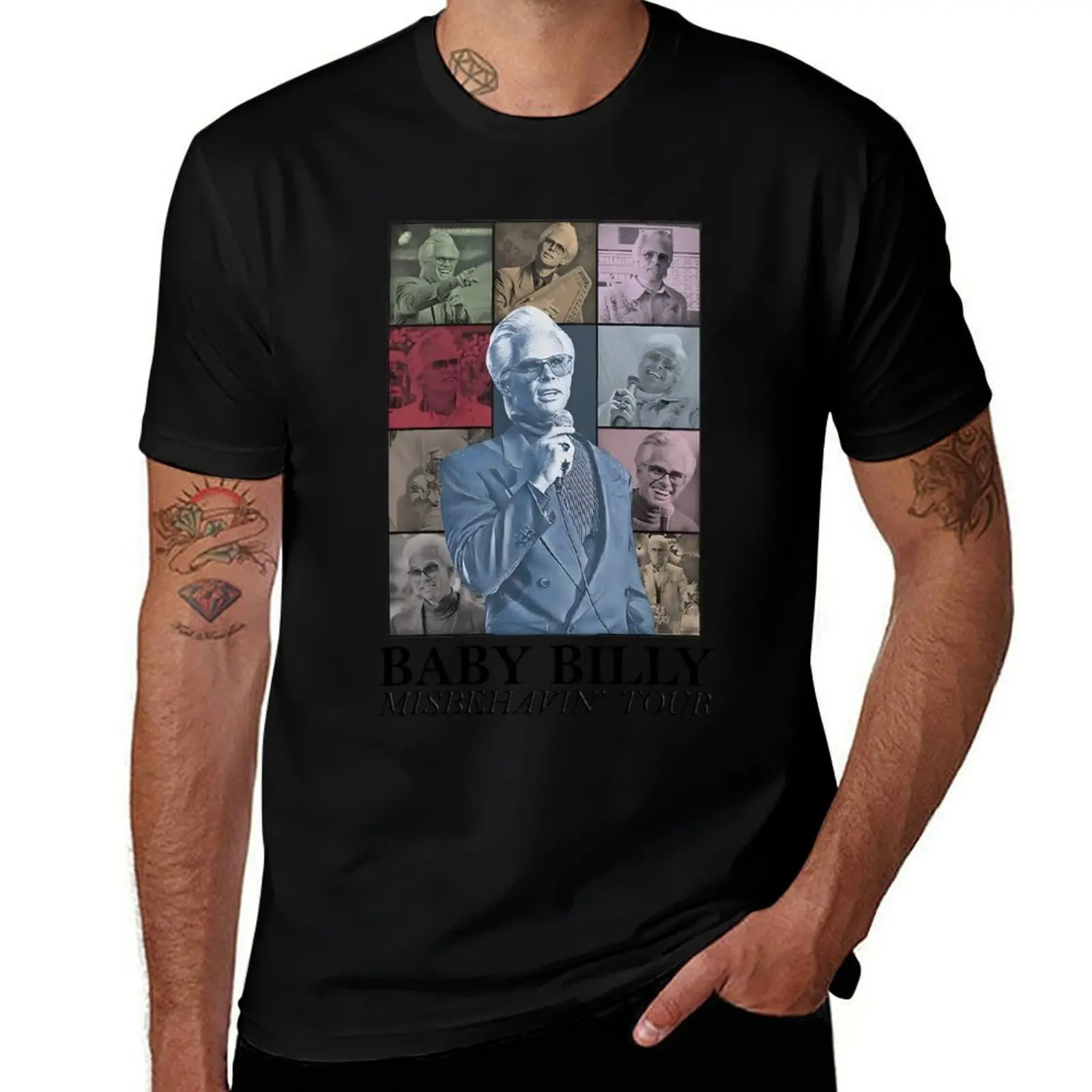 Baby Billy - Misbehavin Tour T-Shirt Independence Day Short Sleeve T-Shirt