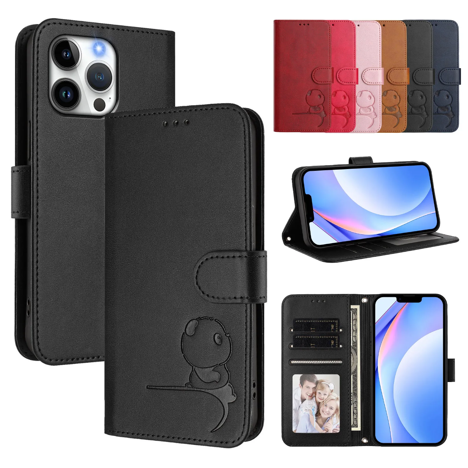 Cute Panda Flip Cas… - image