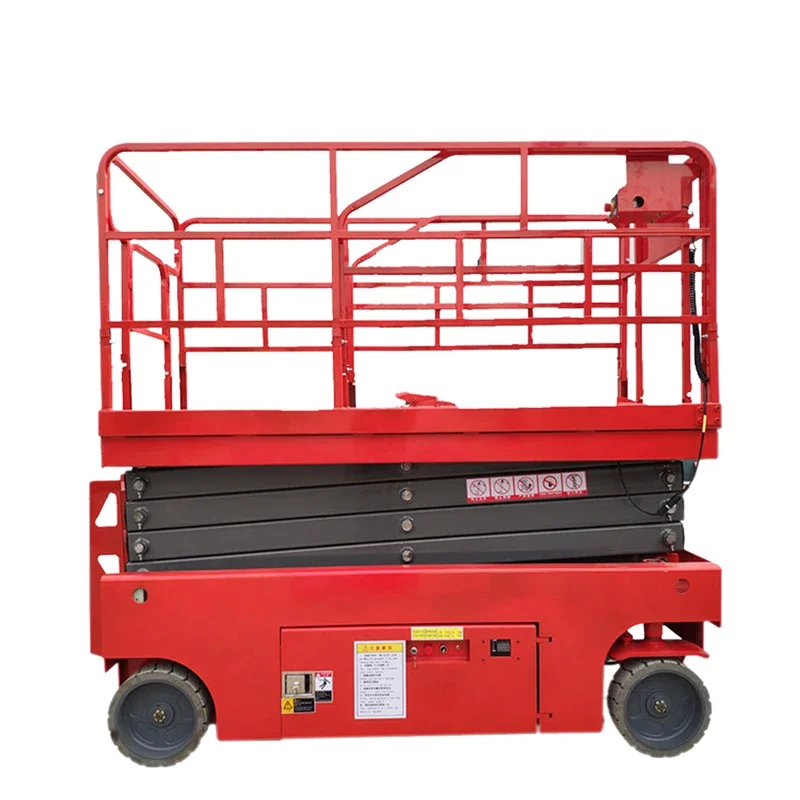 Hydraulic Automsusumu Smdry Powered Scissor Lift Hydraulic Pump Lift Electric Scaffolding Man 2100*830mm Table Size