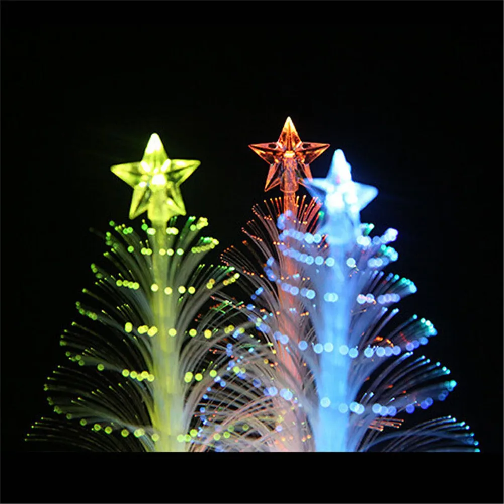 Lovely Colorful LED Fiber Optic Nightlight Christmas Tree Lamp Light Children Xmas Gift