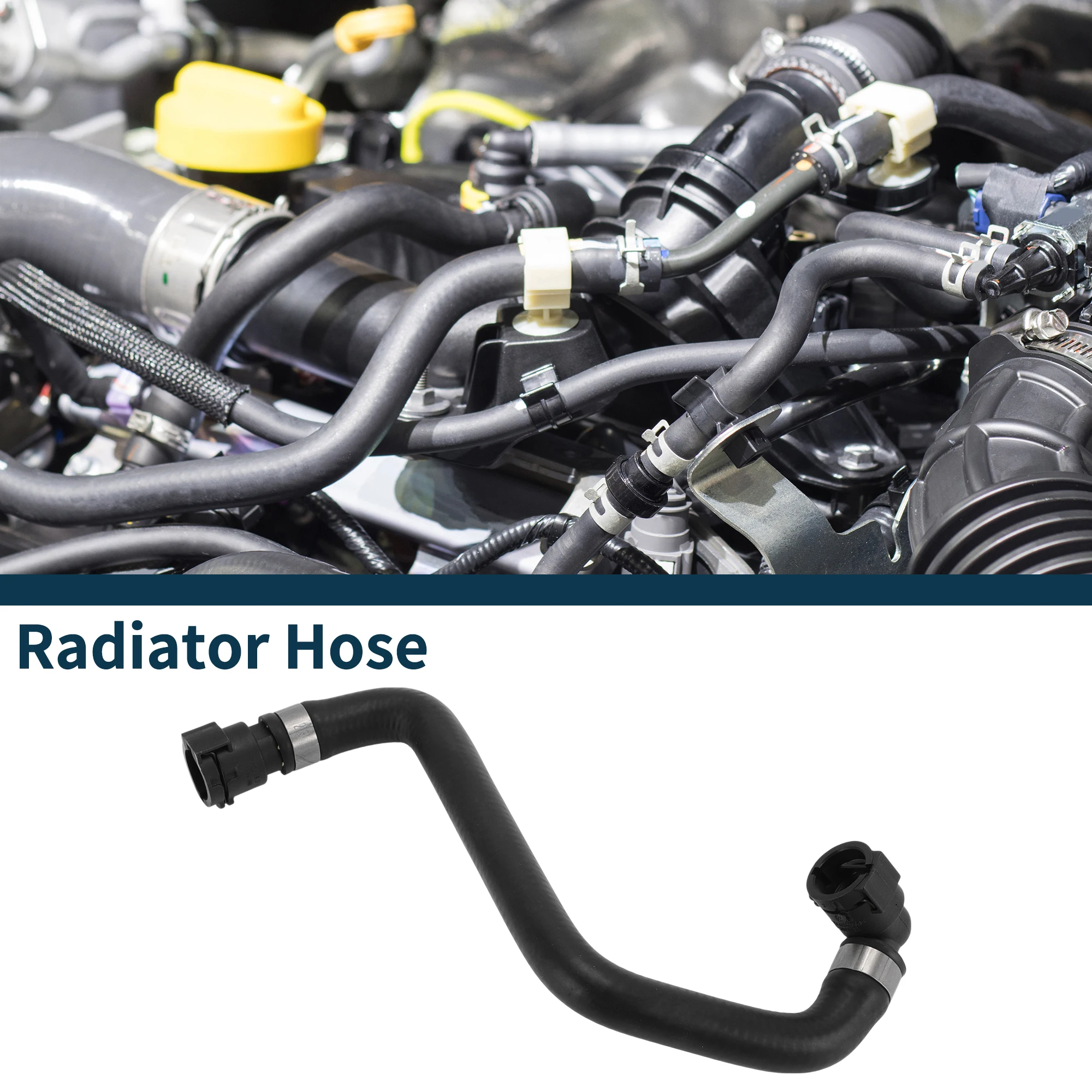 Motoforti Manguera de radiador Manguera de calentador No.17127578401 para BMW 7 (F01, F02, F03, F04) 730 I, Li 09-09 15-06 Tubo de refrigerante