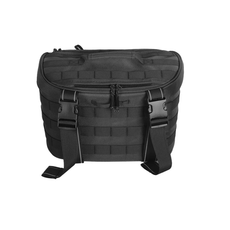 

Suitable for high-quality nylon outer layer waterproof and fade-resistant Side Bag，Single Bag 10.7L Double Pack 21L black green