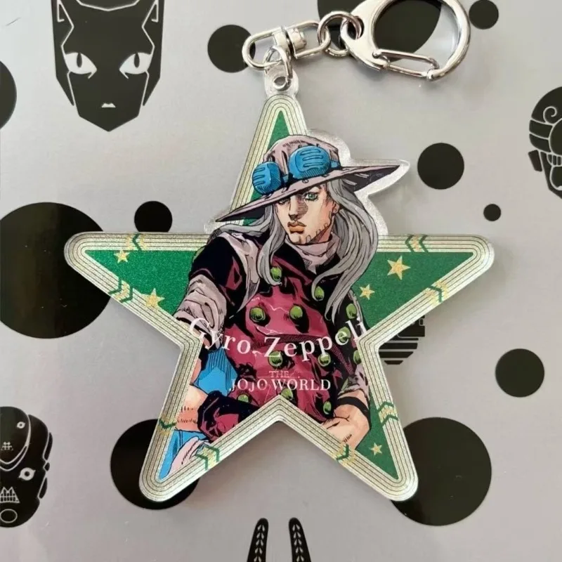 

Акриловый брелок-фигурка Джайро Цеппели из аниме JOJO7 Steel Ball Run, акриловая подвеска-игрушка для декора
