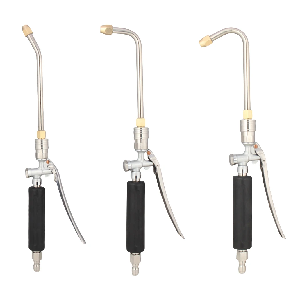 1 Pc Metal High Pressure Spray Lance With Lock Handle And 1/4 Quick Fit For Car Washer Machine Garden Hose Nozzle