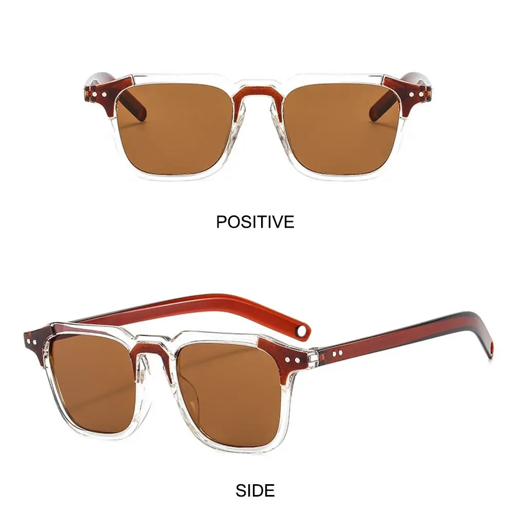 Cool Square Sunglasses Fashion Vintage Retro 90s Glasses UV400 Eyewear for Women & Men