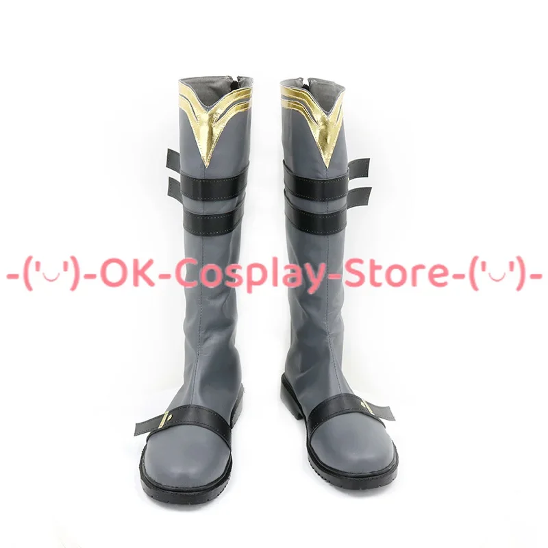 Game Umamusume: Pretty Derby Symboli Kris S Cosplay Shoes PU Leather Shoes Halloween Carnival Boots Prop Custom Made