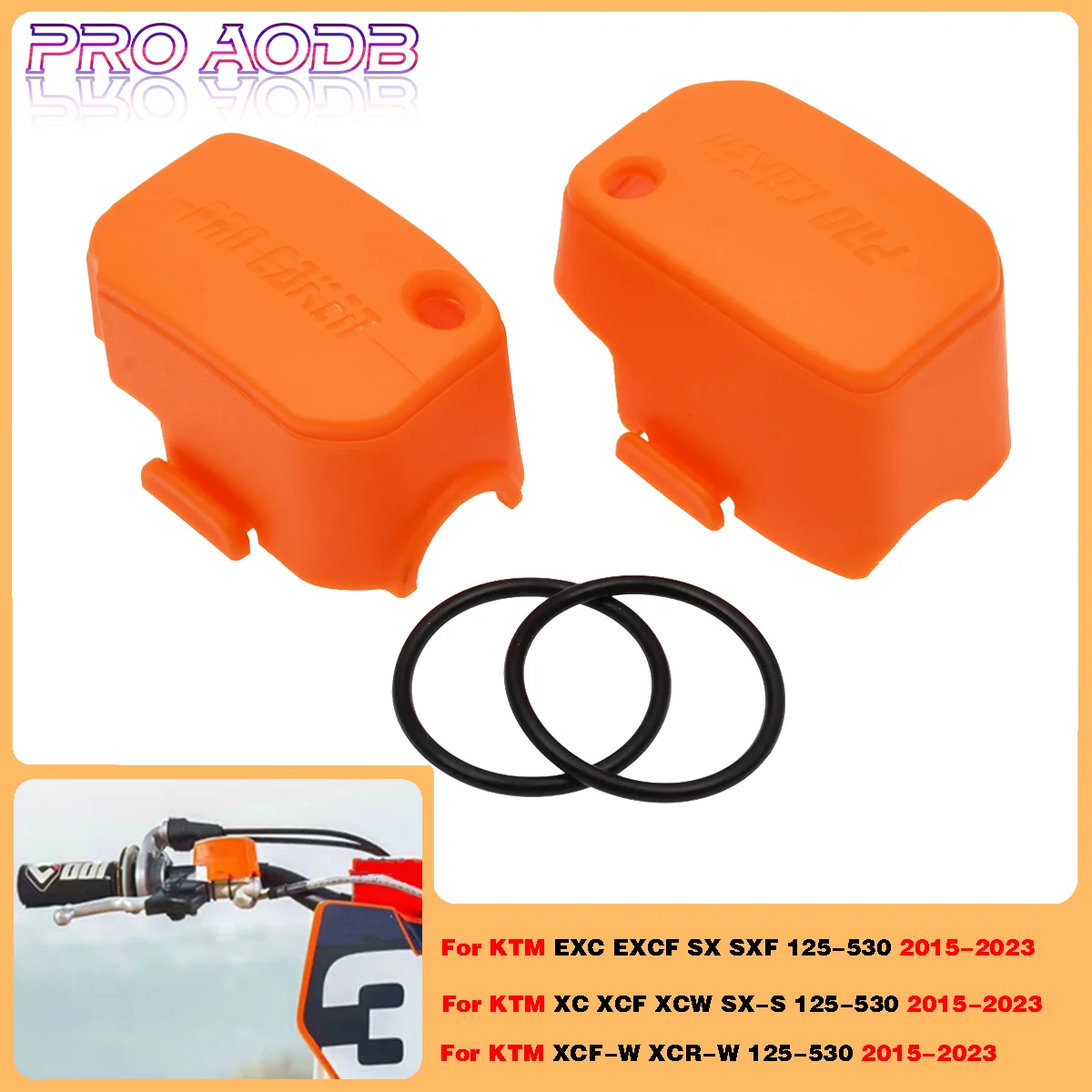 

Motorcycle Brake Clutch Plastic Master Cylinder Protect Covers For KTM EXC SX SXF XC XCF XCW XCFW 2015-2023 125 250 350 450 530