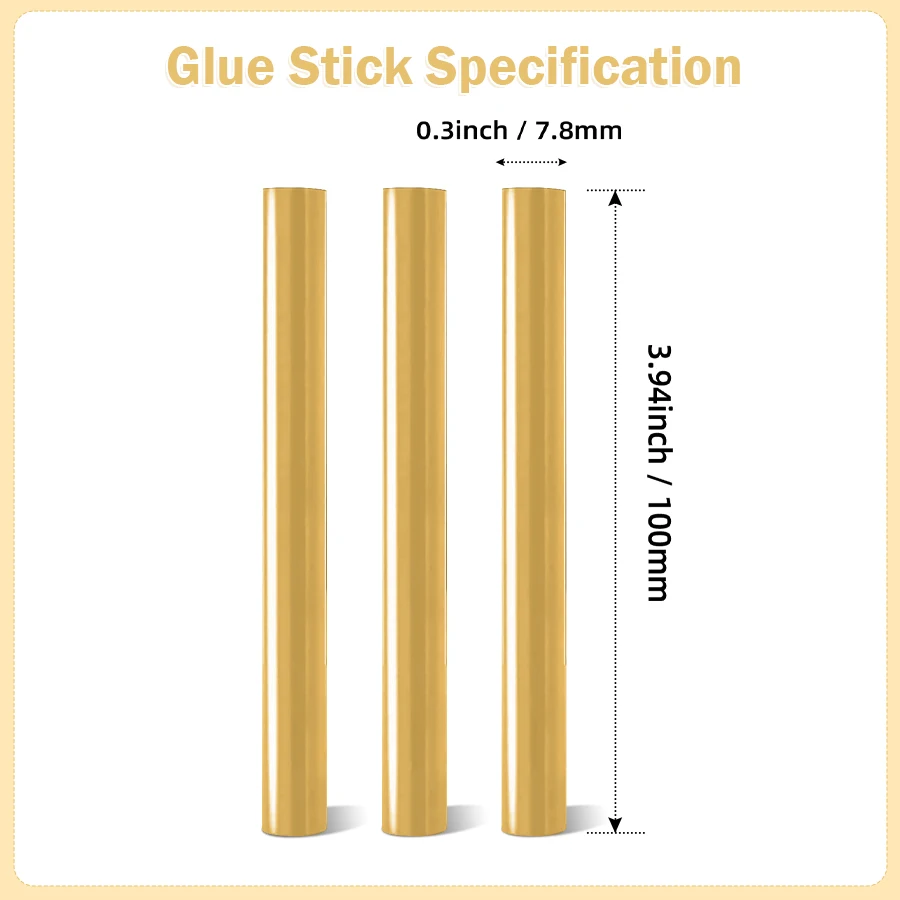 ZURIA-Bâtonnets de colle pour extensions de cheveux, anciers de colle thermofusible professionnel, adhésif pour cheveux KerBrian Gun Bond, 3 P, 9 P,