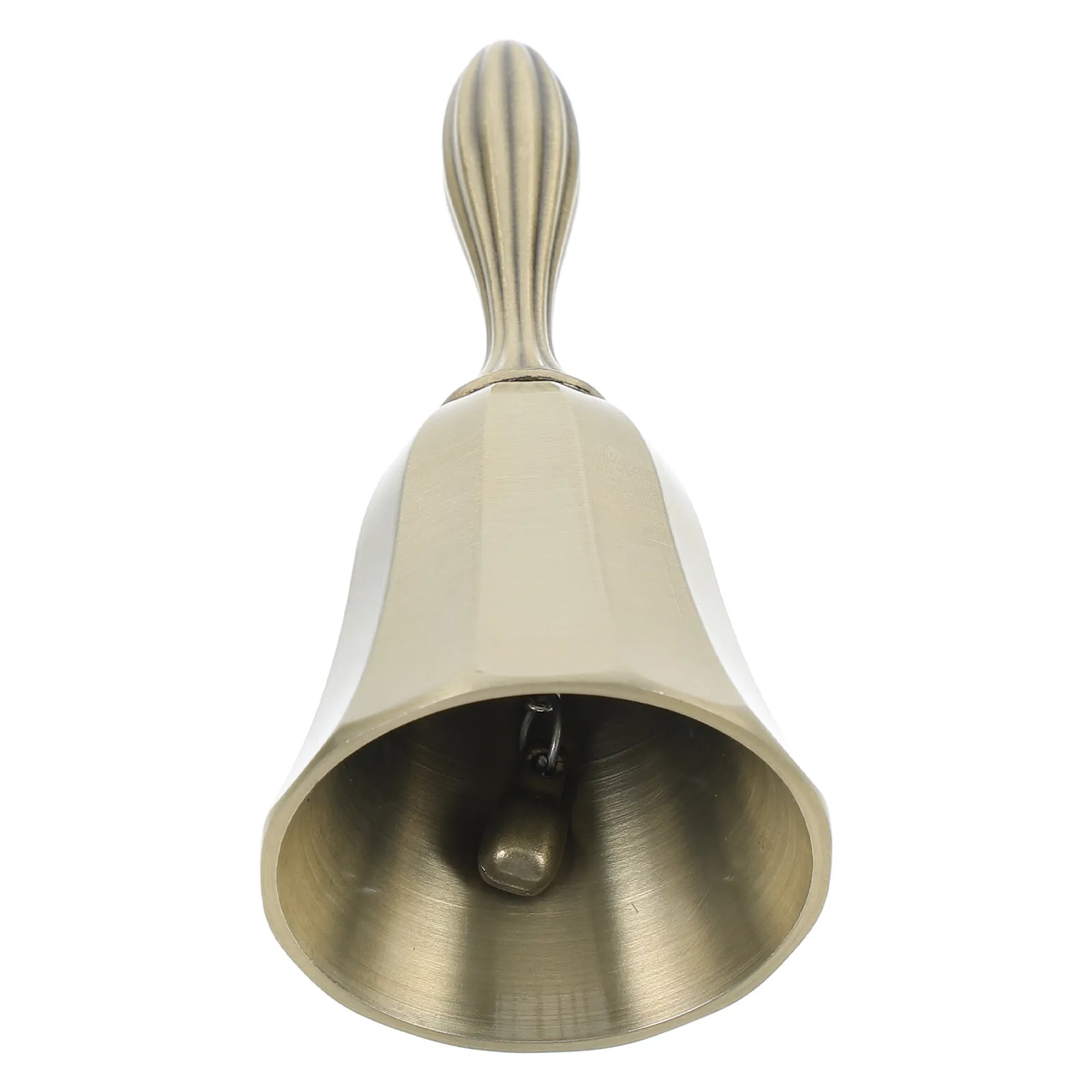 Hand Metal Dinner Bell Super Loud Service Bell for Classroom Teachers Seniors Wedding Home Use Retro Wind Chime