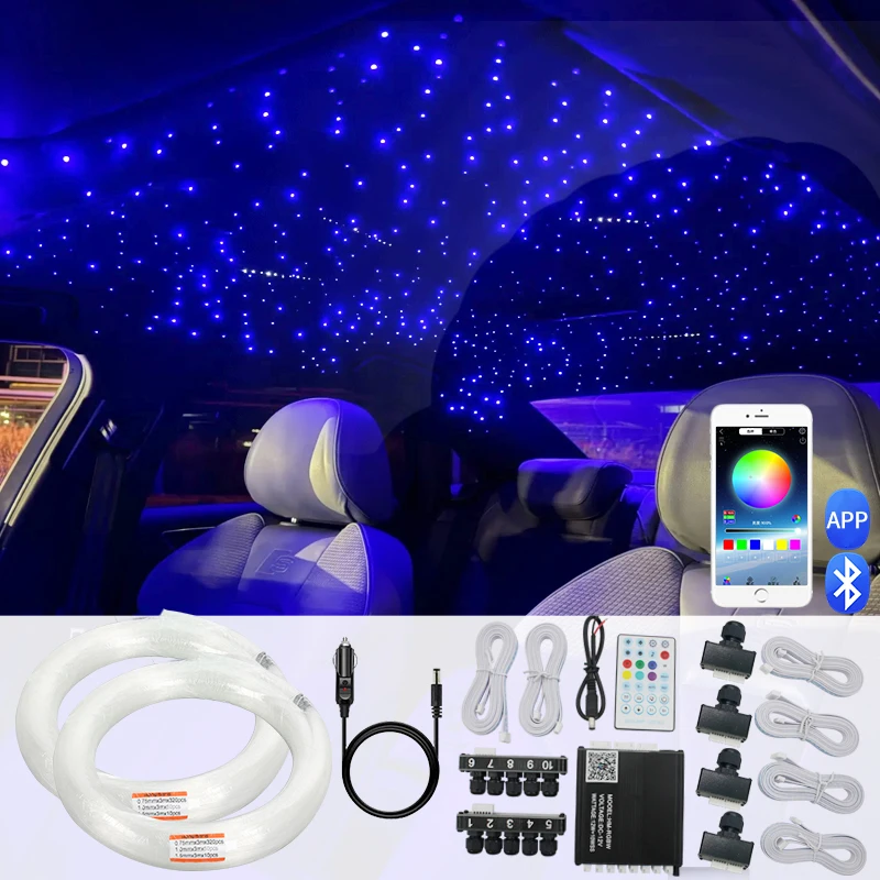 Roof Shed Starry Sky Ceiling App Distribution Machine Meteor Integrated Light Guiding Fiber