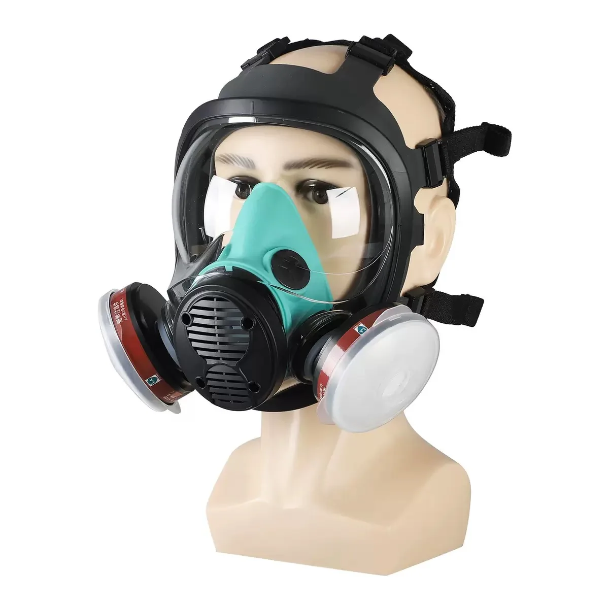 silicone-lined-full-facepiece-respirators-for-coal-mine-dust-welding-fumes-spraying-operations-and-filtration