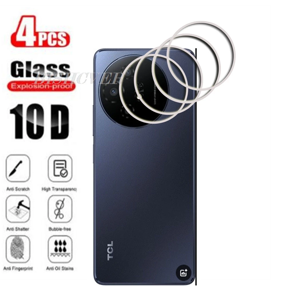 4Pcs Camera Lens Glass For TCL 50 Pro XL NXTPAPER 5G Screen Protector Cover Film Camera Lens Protector Protective Soft Film