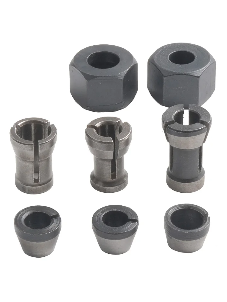 For DIY Projects 6.35mm Electric Router Chuck High Strength Multi-purpose Precise Grinding Easy To Use Heat Treated