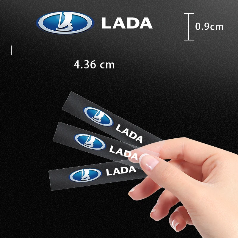 Car Interior Sticker Central control Decals Emblem Badge Car Styling For Lada VESTA Niva Kalina Priora Granta Largus Vaz Samara