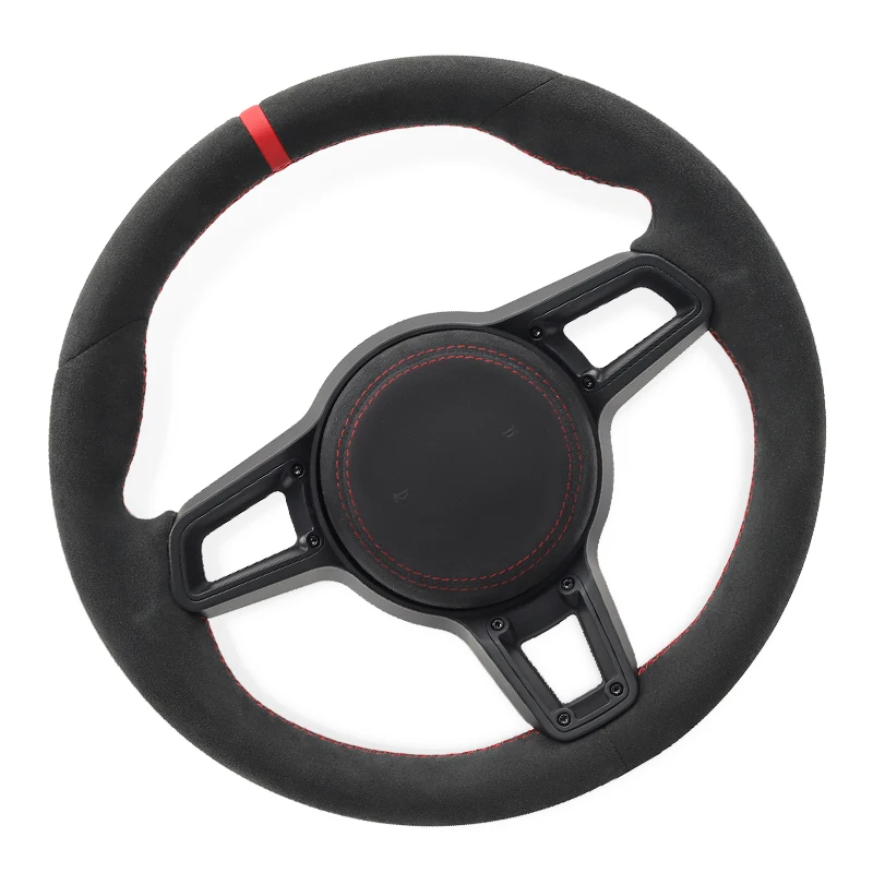

Alcantara Steering Wheel for Porsche 911 991 970 997 Boxster 987 996 Cayenne 957 958 Cayman 981 Panamera Macan Taycan GT3 GTS RS