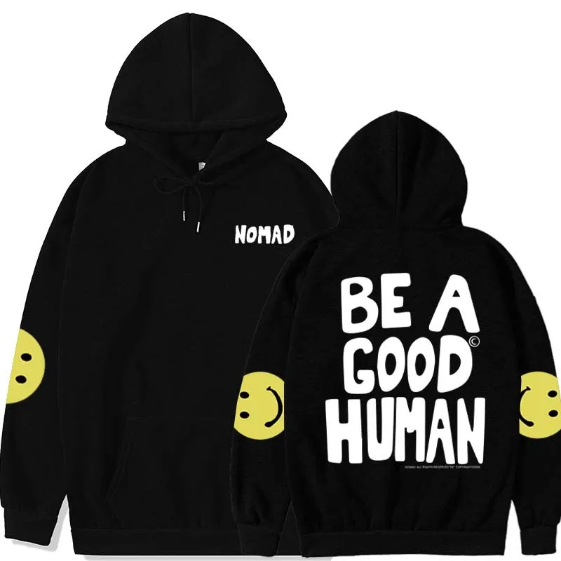 Nowy JIMIN NOMAD BE A GOOD HUMAN Bluza z kapturem KPOP Bluza Moda Pullover Hooded Jimin Clothes JIMIN Merch