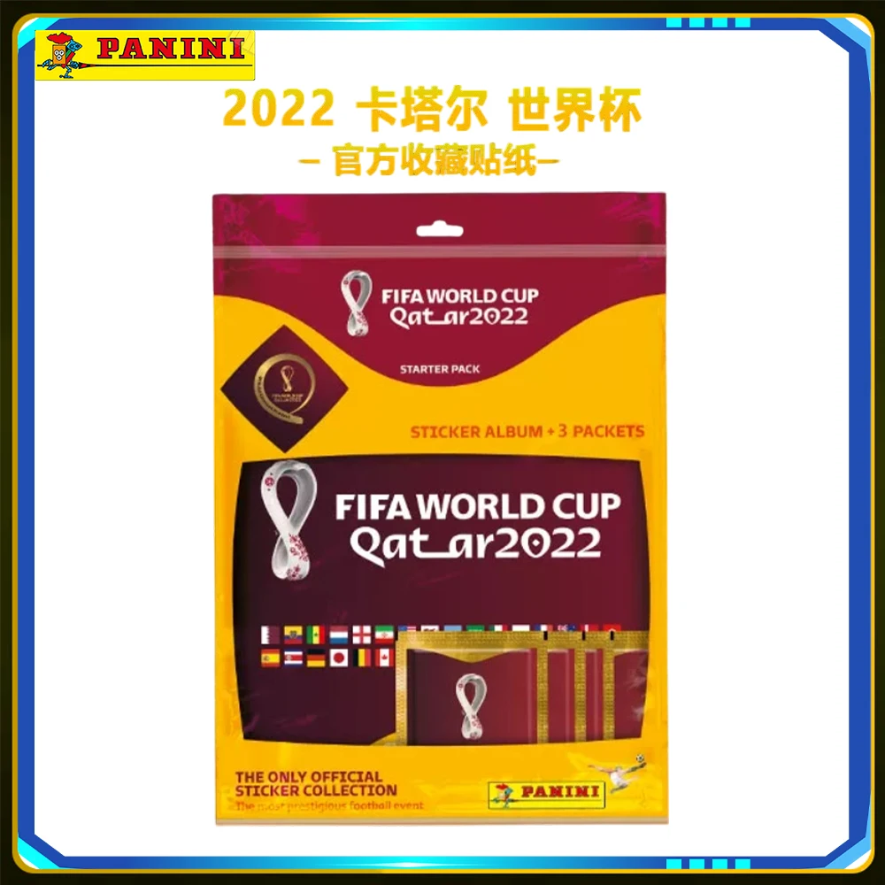 Panini FIFA World Cup Qatar 2022 Official Collectible Stickers Football Soccer Album Collection Fan Souvenir Gift Merchandise
