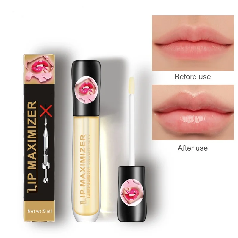 Volumising Lip Plumper Serum Sexy Lip Oil Gloss Increase Lip Elasticity Reduce Fine Lines Brighten Moisturizing Lip Balm Care