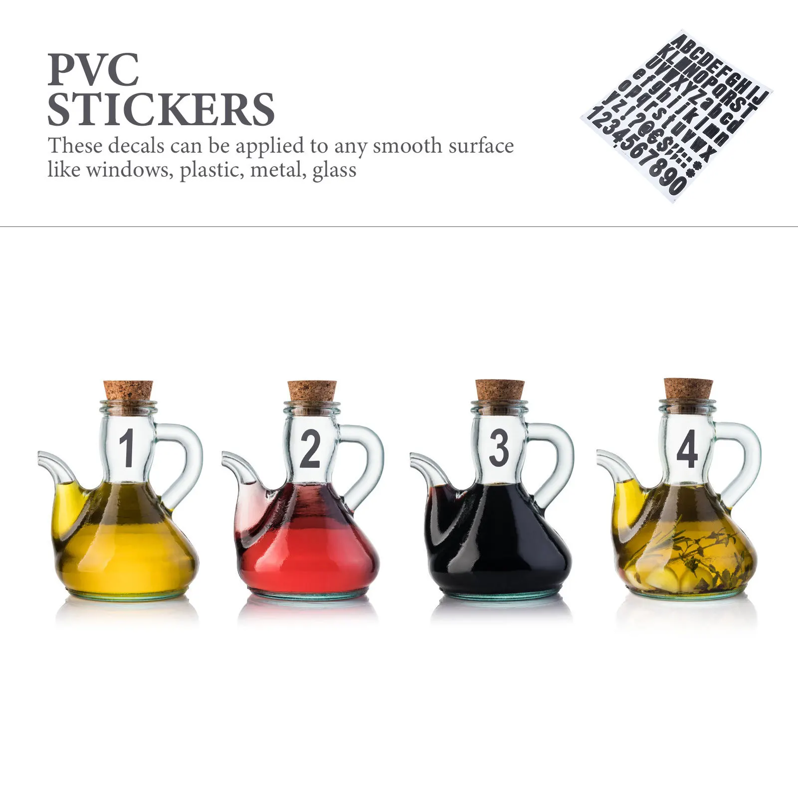 

DIY Address Number Stickers Self-Adhesive PVC Waterproof Durable Reliable for Windows Metal Glass Surfaces Number Stickers