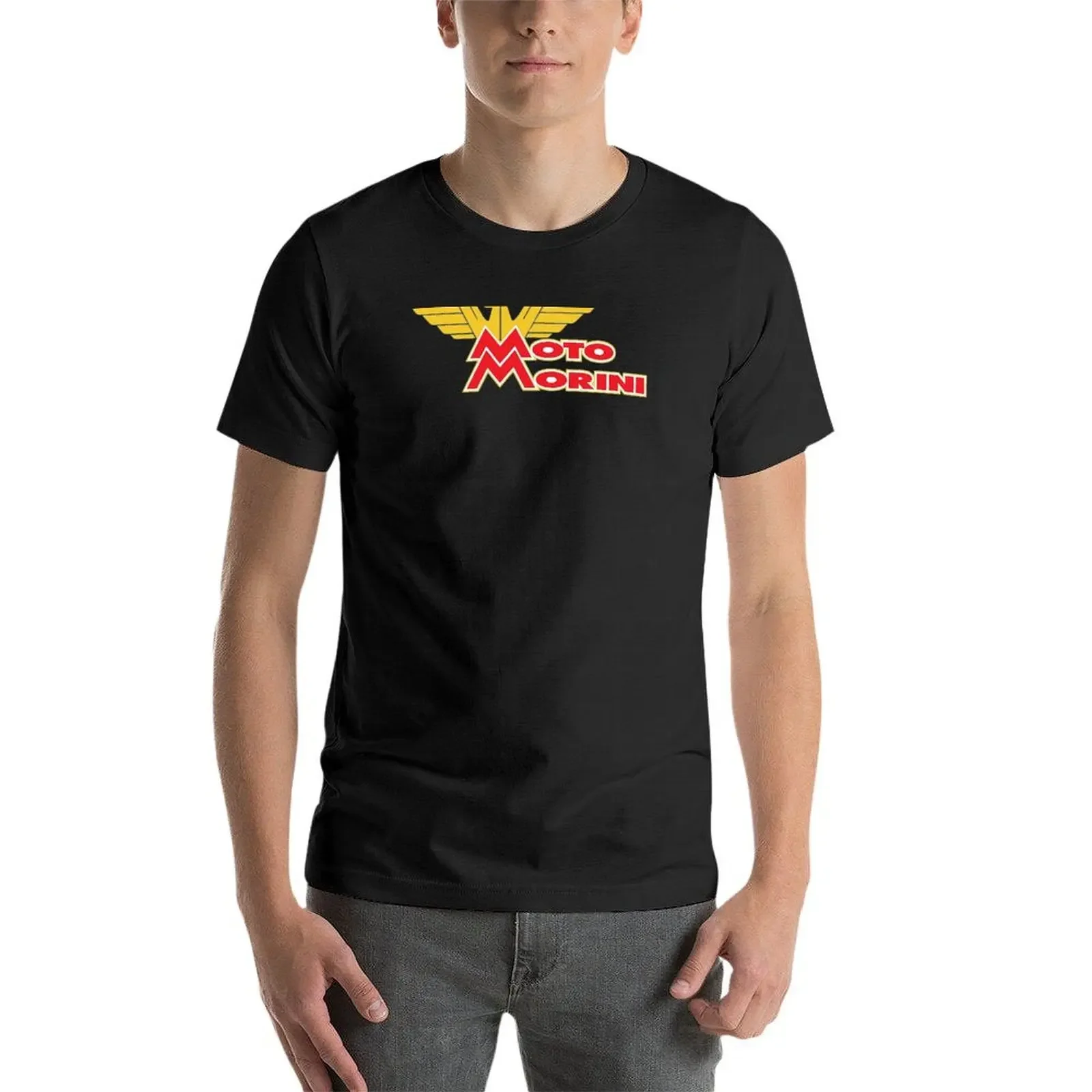 Moto Morini Sport 1976 T-Shirt tees Aesthetic clothing oversized for a boy men workout shirt view 4