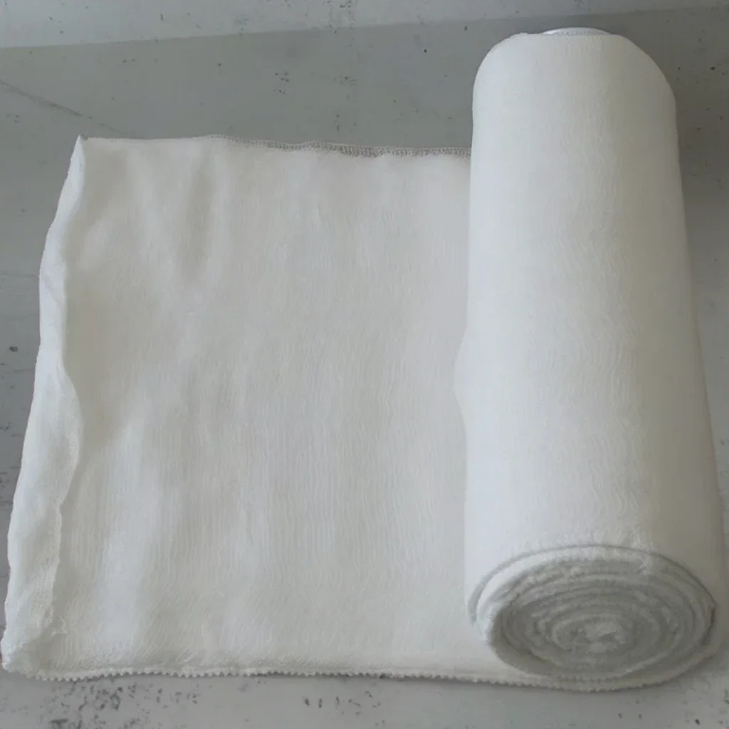 

Medical Gauze Dressing Roll Combination of Cotton Wool Rolls and Gauze