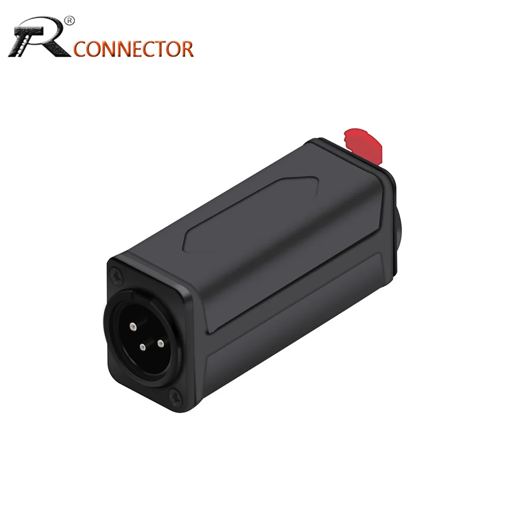 1pc 6.35mm Jack Couplers Connector 6.35mm Female Chassis Socket to 3Pins XLR Male/Female Socket Adapter Connector