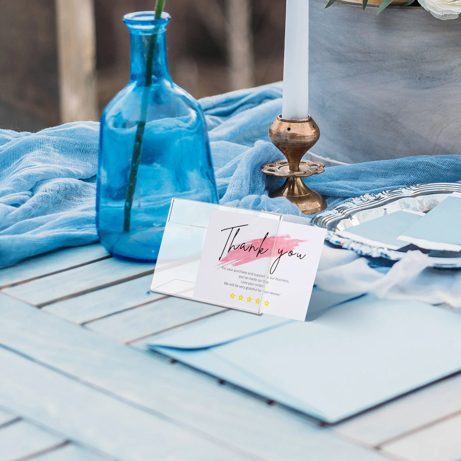 25Pcs Transparent Acrylic Sign Holders Table Display Stands Safe Reusable Exquisite Craftsmanship Easy Access