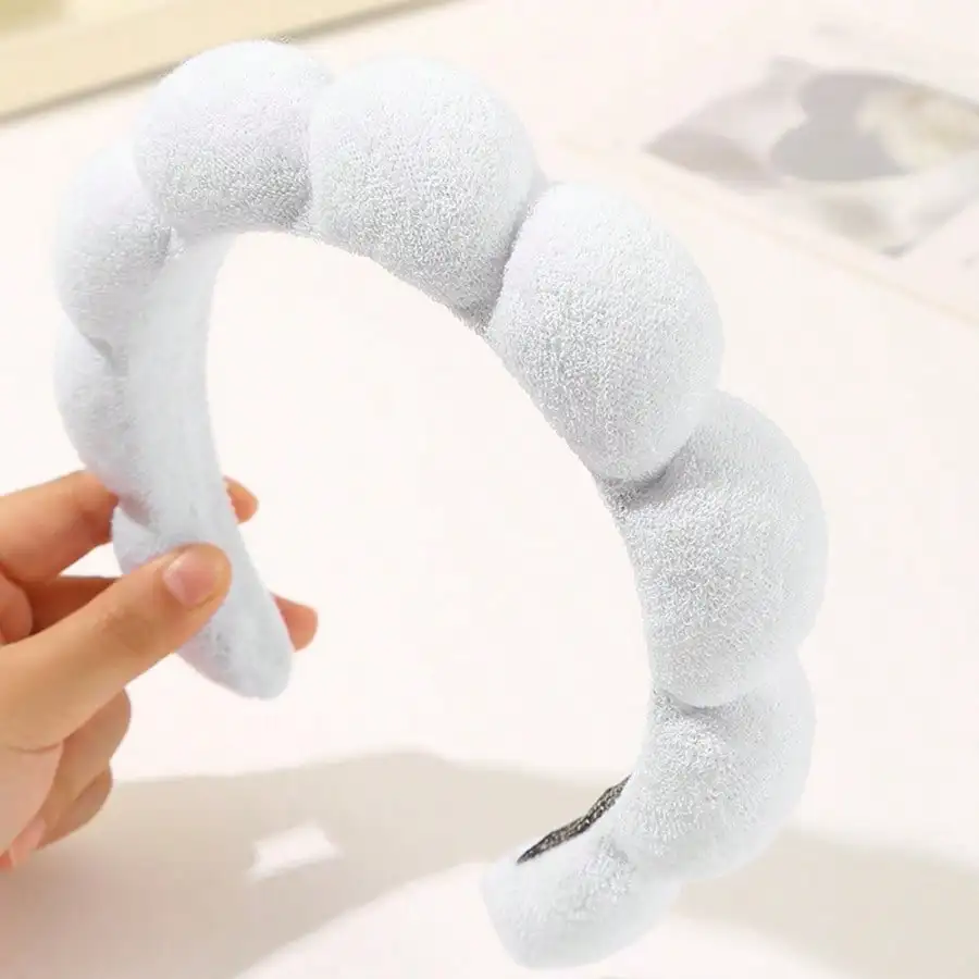 

1 Piece Of Women's Headband, Bubble Wrap For Washing Face, Women's Fixed Hair Headband, Towel Cloth Soft Hair Accessory, Hair