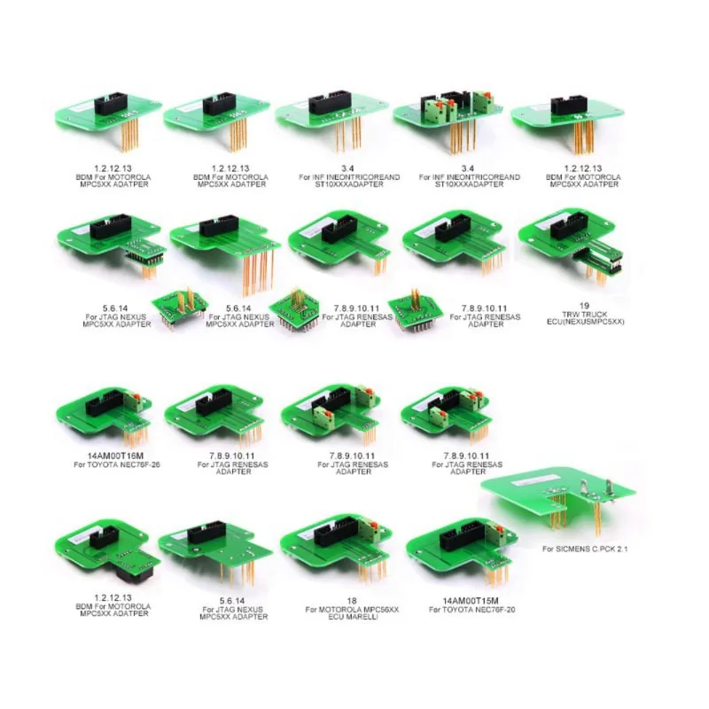 Aluminum ECU Programming Test Frame 22Pcs BDM Adapters, Chip Tuning Accessory Compatible with KESS KTAG Fg‑tech view 3