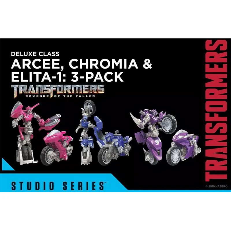 شكل حركة سلسلة محولات TakaraTomy الاستوديو ، لعبة تحصيل من الدرجة الفاخرة ، SS52 Arcee ، Chromia ، 3 عبوات ، 12 ، متوفر