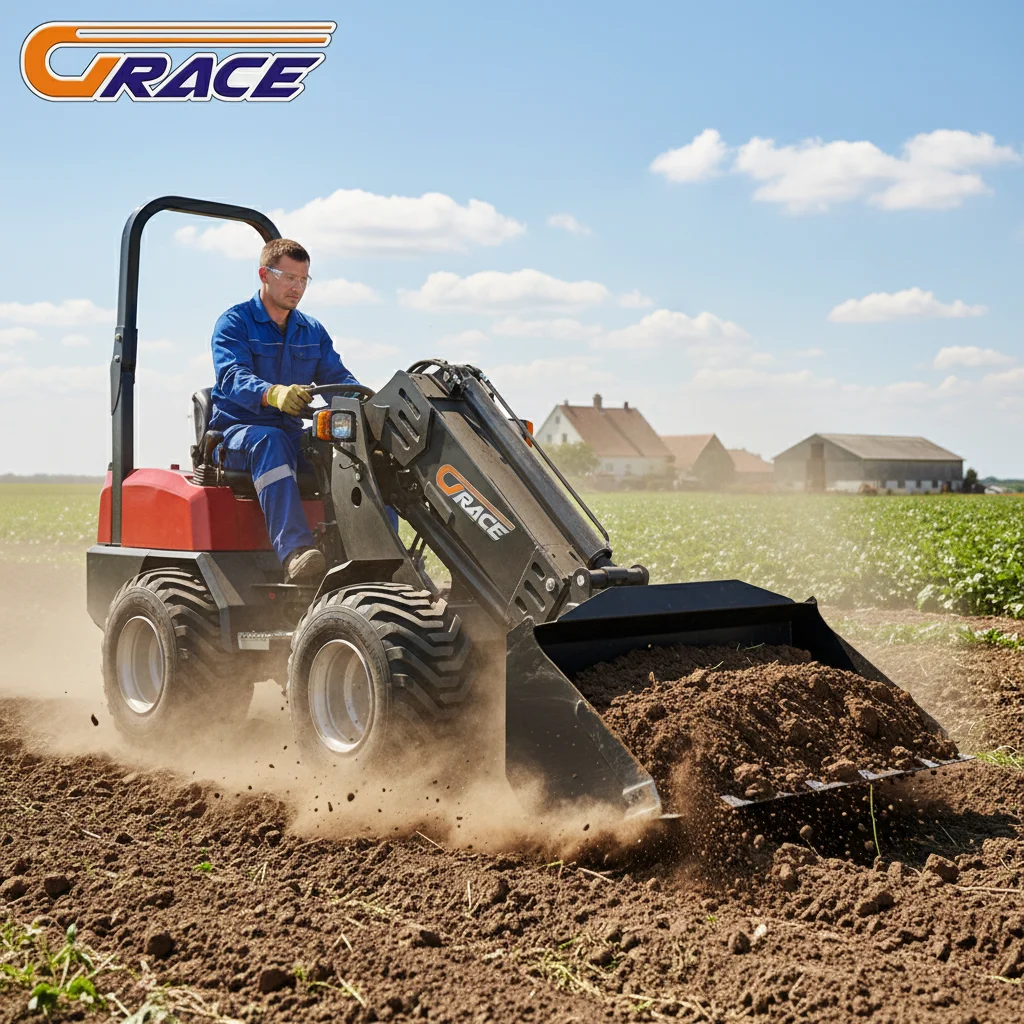 

Telescopic Arm Hydraulic Diesel Loader - Small Wheel Loader for Farm Breeding & Orchard Planting, Efficient Agricultural Equipme