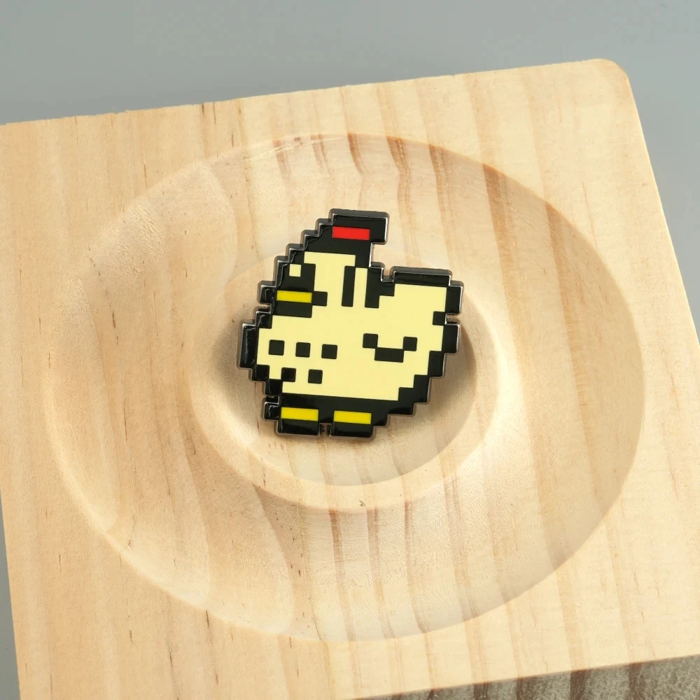 Stardew Valley Pixel Chicken Enamel Pin Cozy Gaming Badge Kawaii Farm Game Peripheral Brooch Souvenir