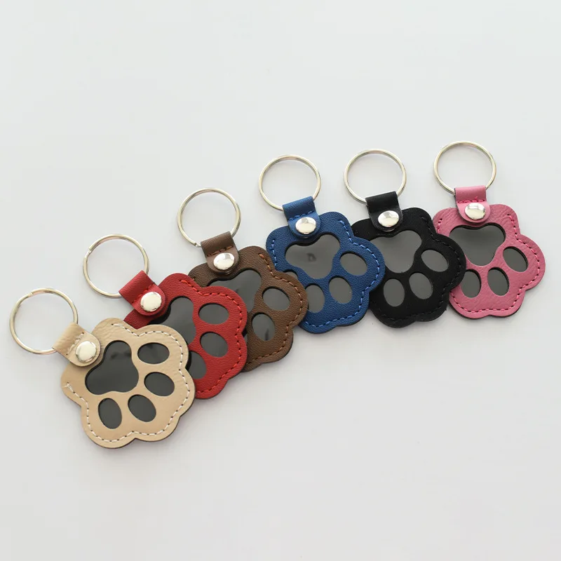 

20pcs/lot Blank Pet Hair Collection Commemorative Key Chains For Laser Engraving Variety DIY