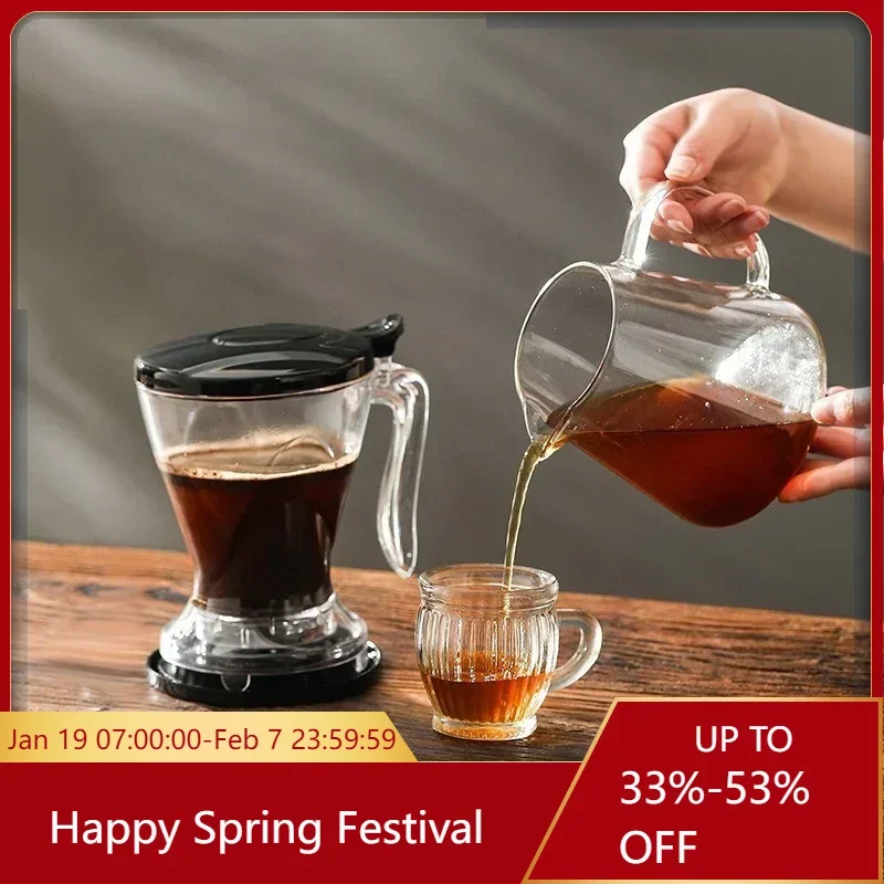 

600ml Hand-brewed Espresso Pot Pour Over Coffee Dripper Coffee Filter Tea Infuser Loose Leaf Tea Hand Brew Drip Coffee Machine