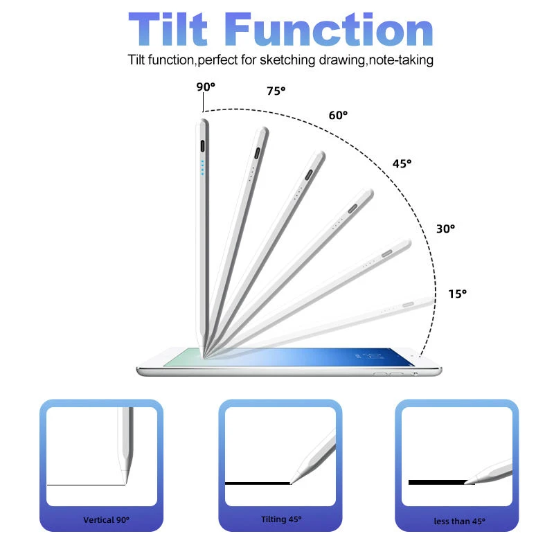 

Для Apple iPad для iPad Pro Mini 6 Air 2022 2021 2020 2019 2018 Карандаш 2 Специальный стилус-ручка для iPad Pen