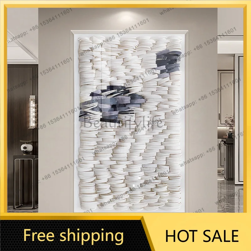 LJY high sense modern simple living room decorative painting Nordic light luxury acrylic