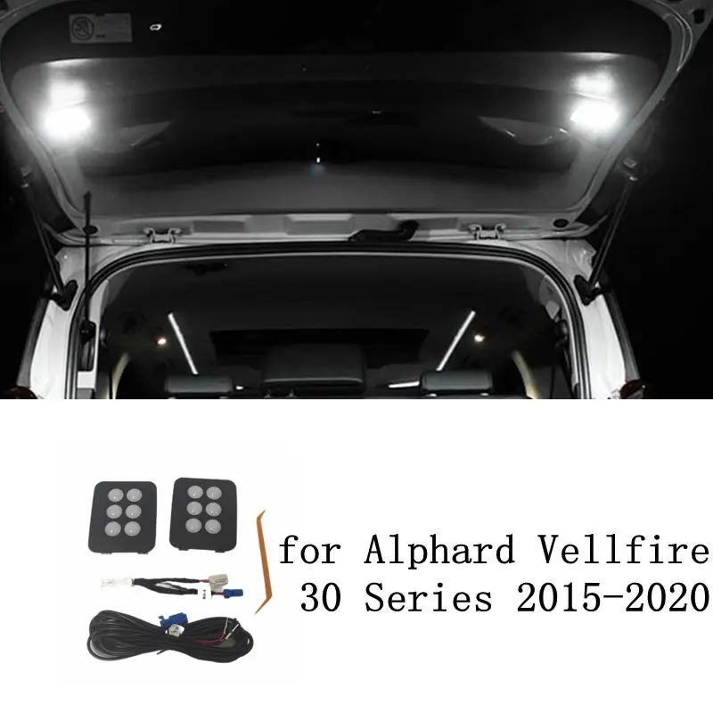 

For Toyota Alphard Vellfire 30 Series 2015-2020 LED Trunk Light Tailgate Lamp